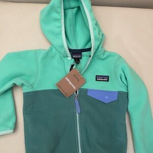 Patagonia 2T Green Fleece Hoodie